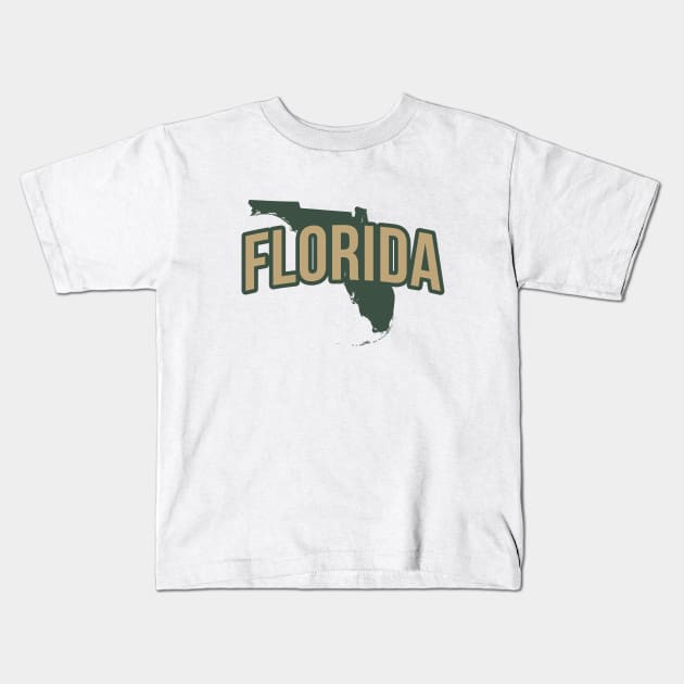 Florida State Kids T-Shirt by Novel_Designs